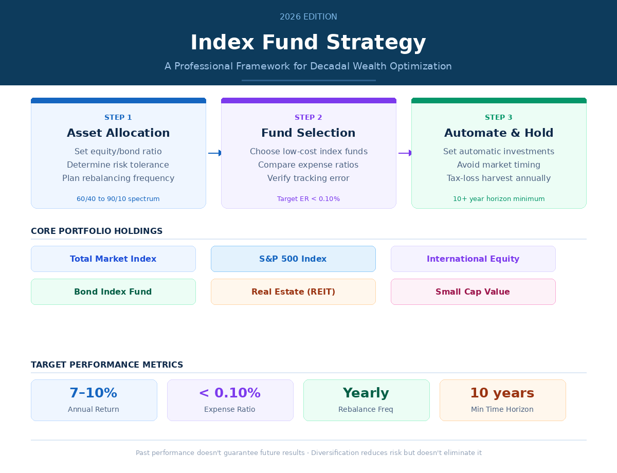 The 2026 Index Fund Strategy: A Professional Framework for Decadal Wealth Optimization